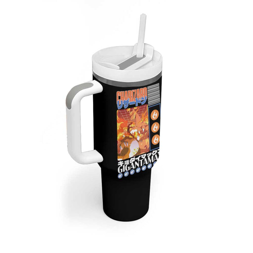 Gigantamax Charizard Poke Tumbler With Handle Japan Anime Style