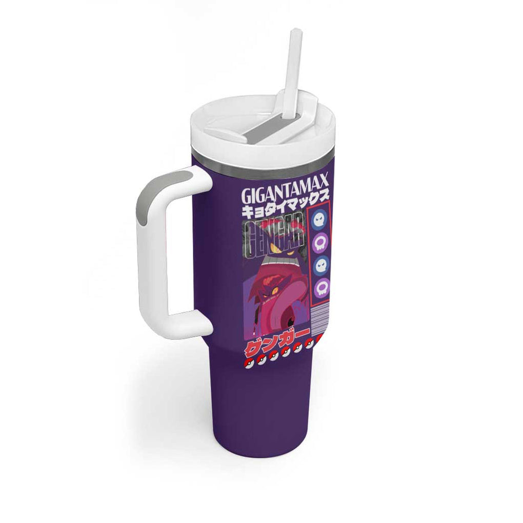 Gigantamax Gengar Poke Tumbler With Handle Anime Style