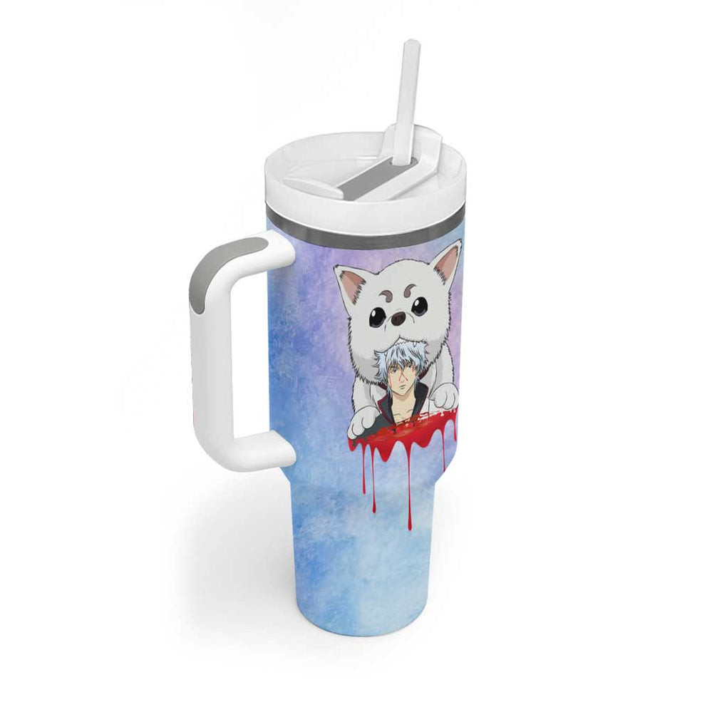 Gintoki And Sadaharu Gintama Tumbler With Handle Mable Style