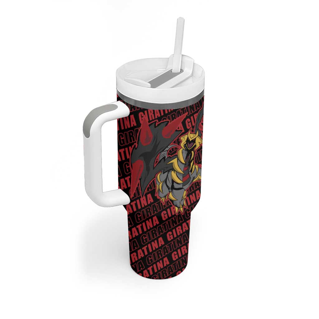 Giratina Pokemon Tumbler With Handle Anime Mix Pattern Style