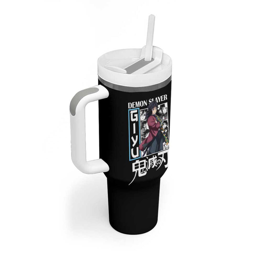 Giyu Tomioka V2 Demon Slayer Tumbler With Handle Anime Style
