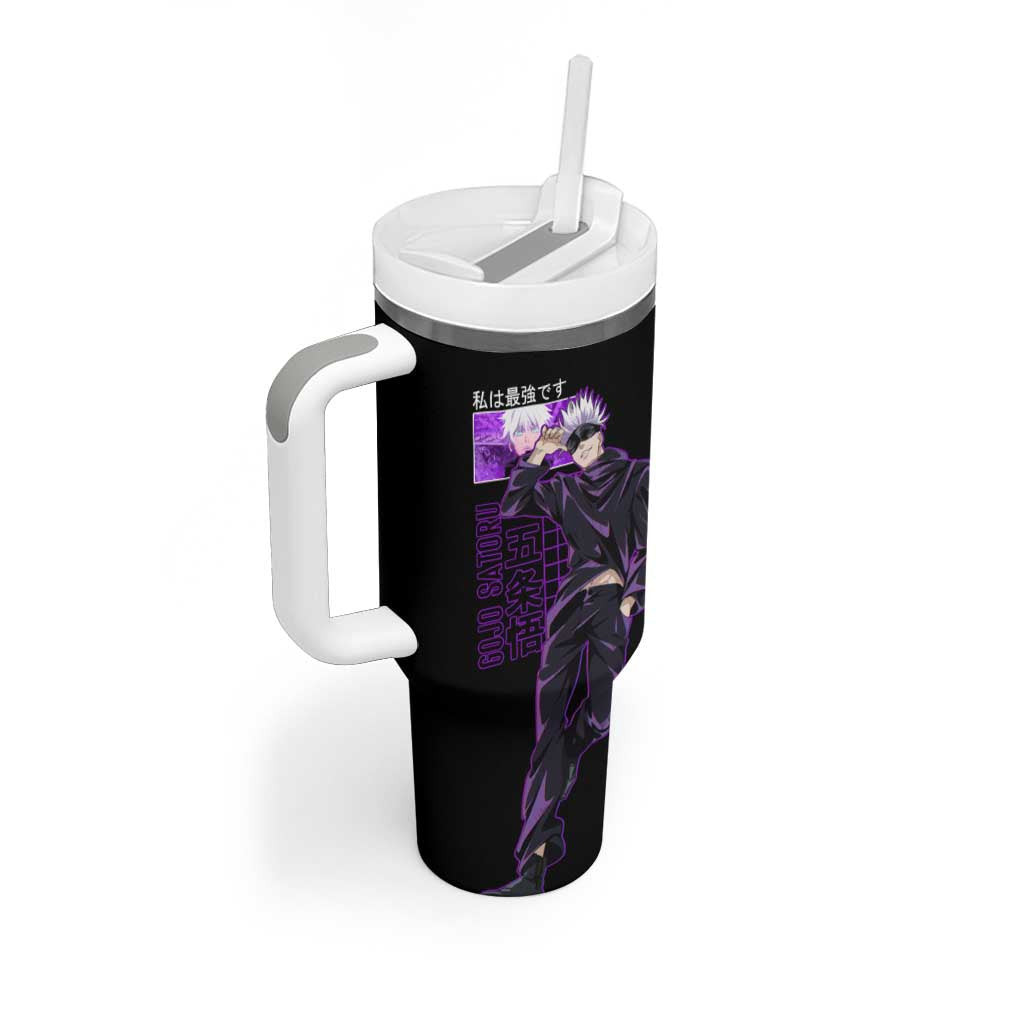 Gojo Satoru Jujutsu Kaisen Tumbler With Handle Anime Style
