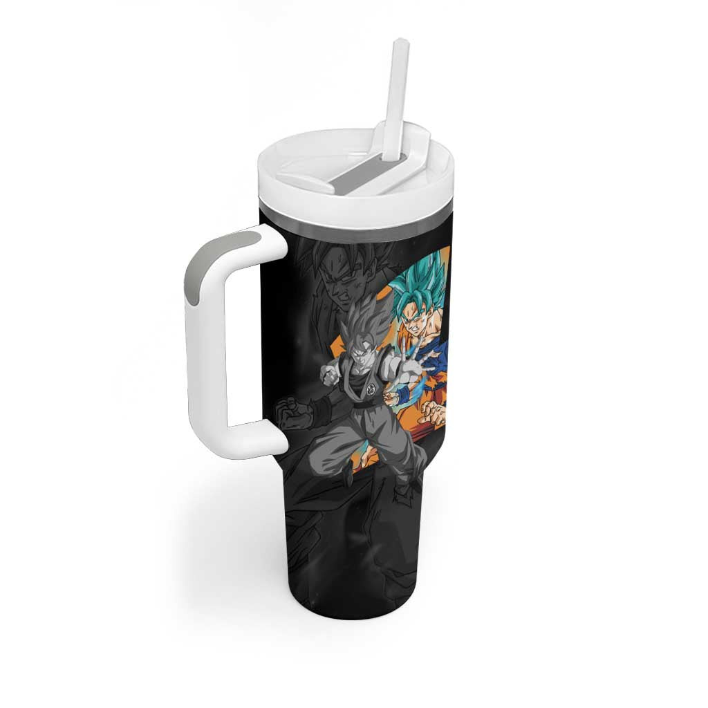 Goku Blue Dragon Ball Tumbler With Handle Anime Style