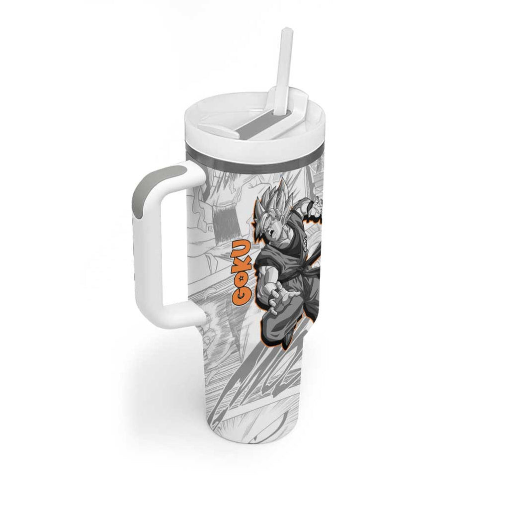 Goku Dragonball Tumbler With Handle Anime Mix Manga Style