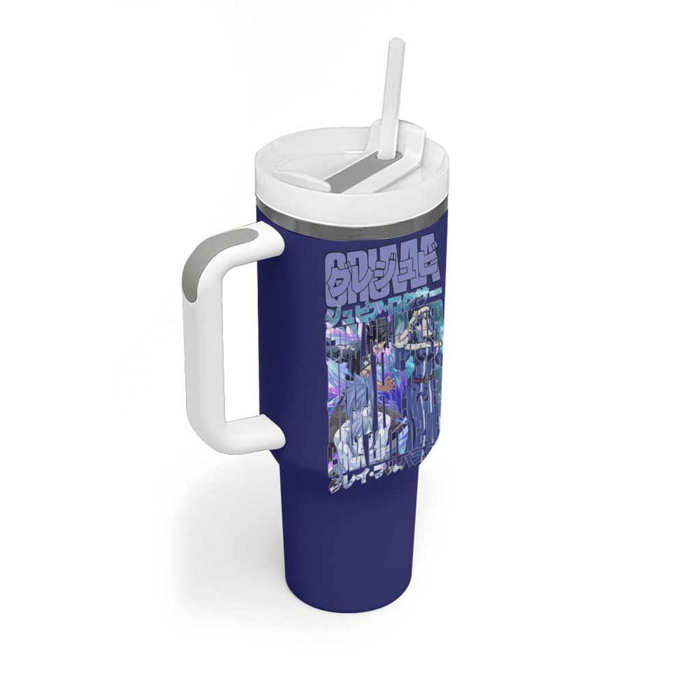 Gruvia Fairy Tail Tumbler With Handle Anime Style