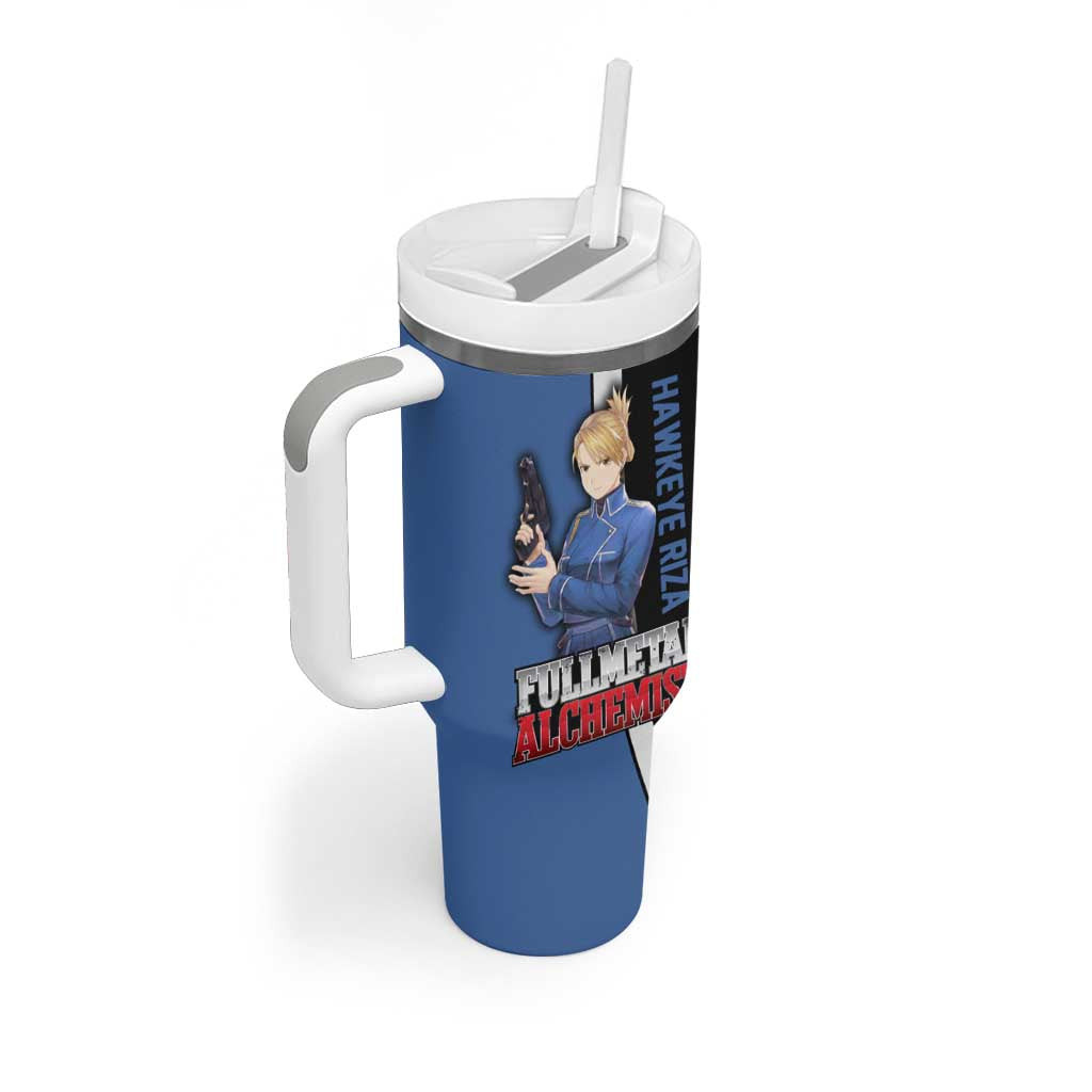 Hawkeye Riza Fullmetal Alchemist Tumbler With Handle Anime Style