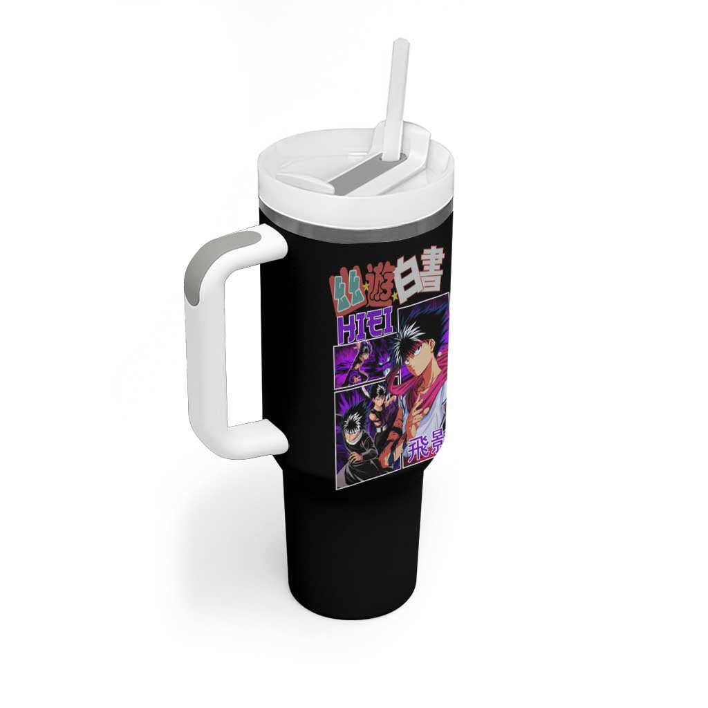 Hiei Yuyu Hakusho Tumbler With Handle Anime Style