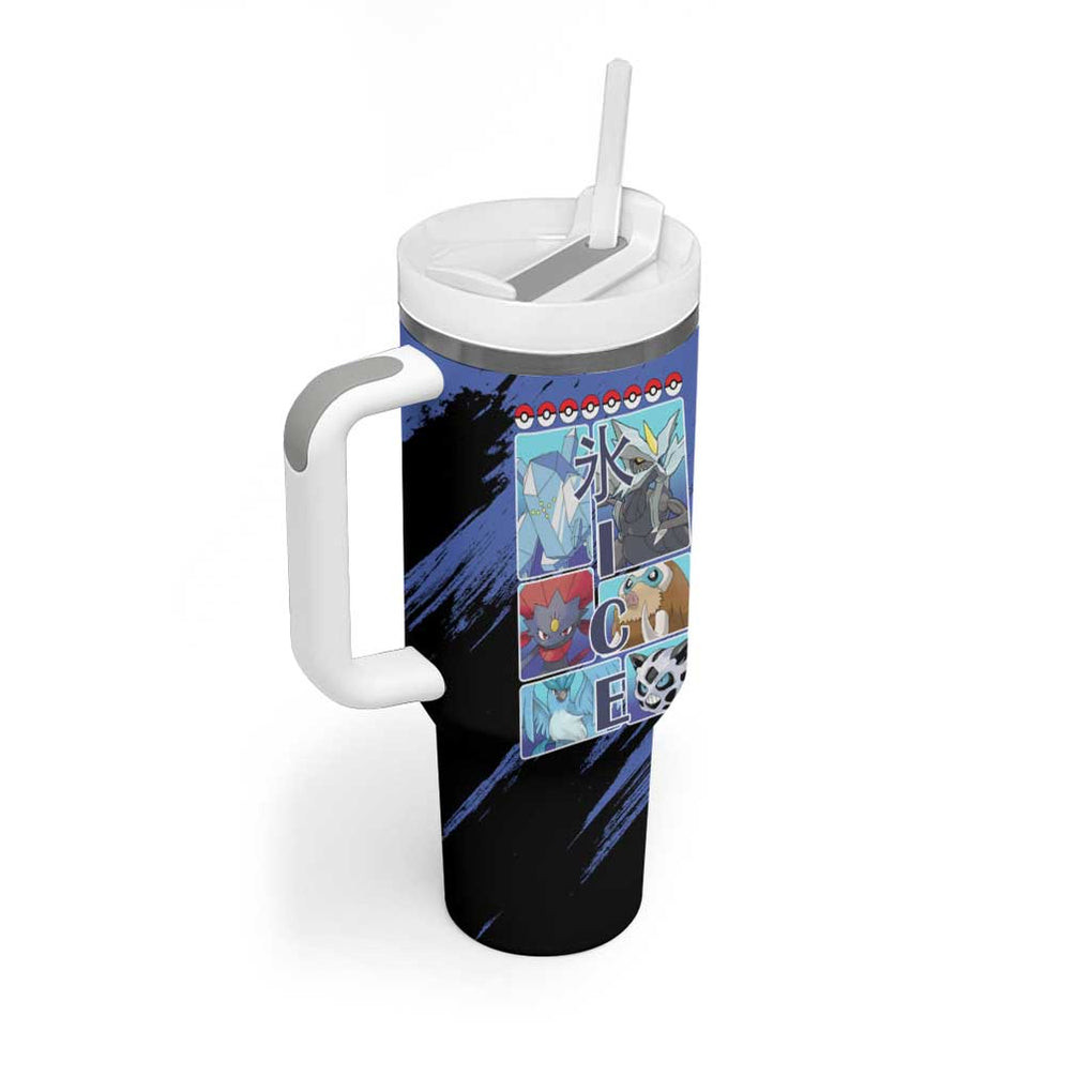 Ice Type Poke Tumbler With Handle Anime Style