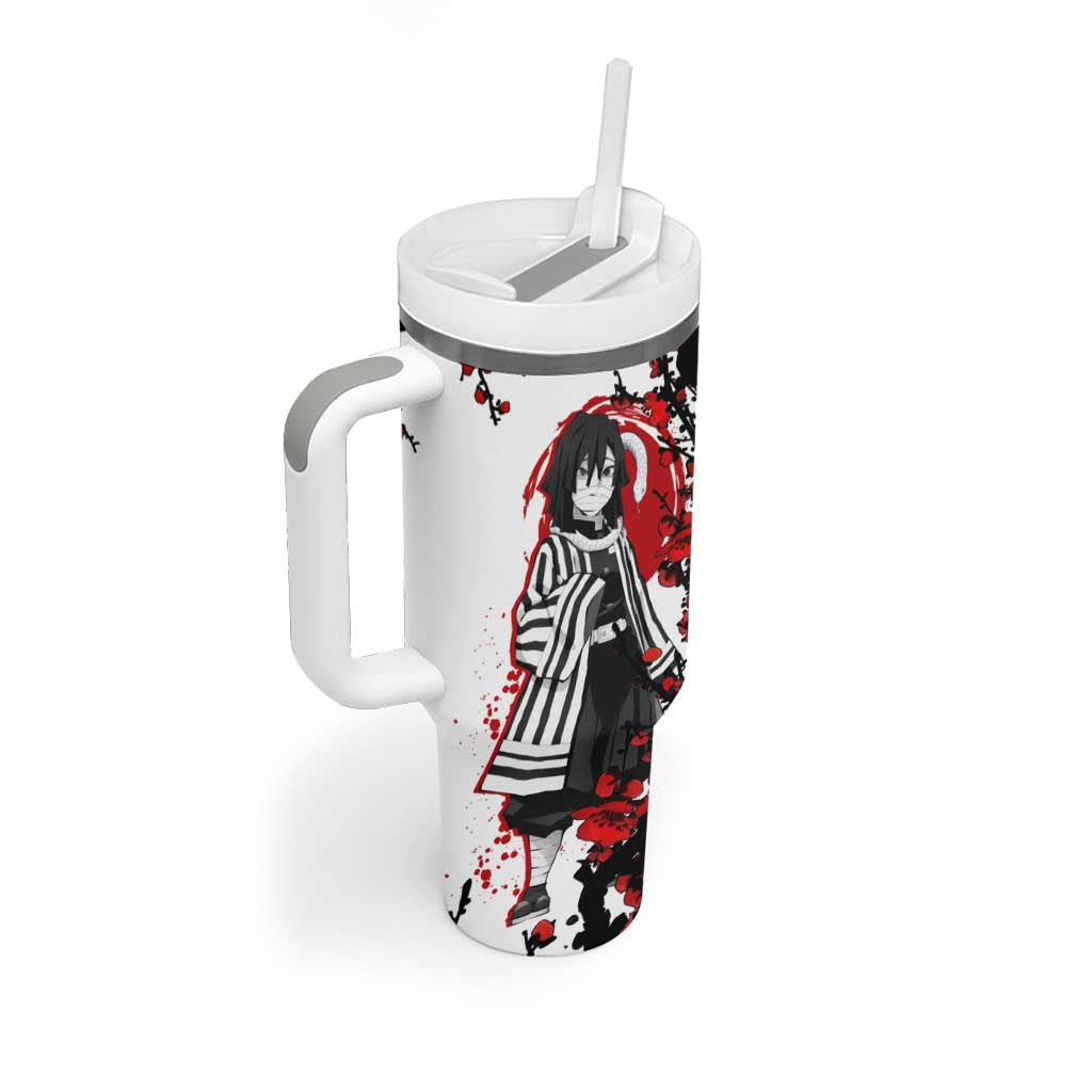 Iguro Obanai Demon Slayer Tumbler With Handle Anime Japan Style