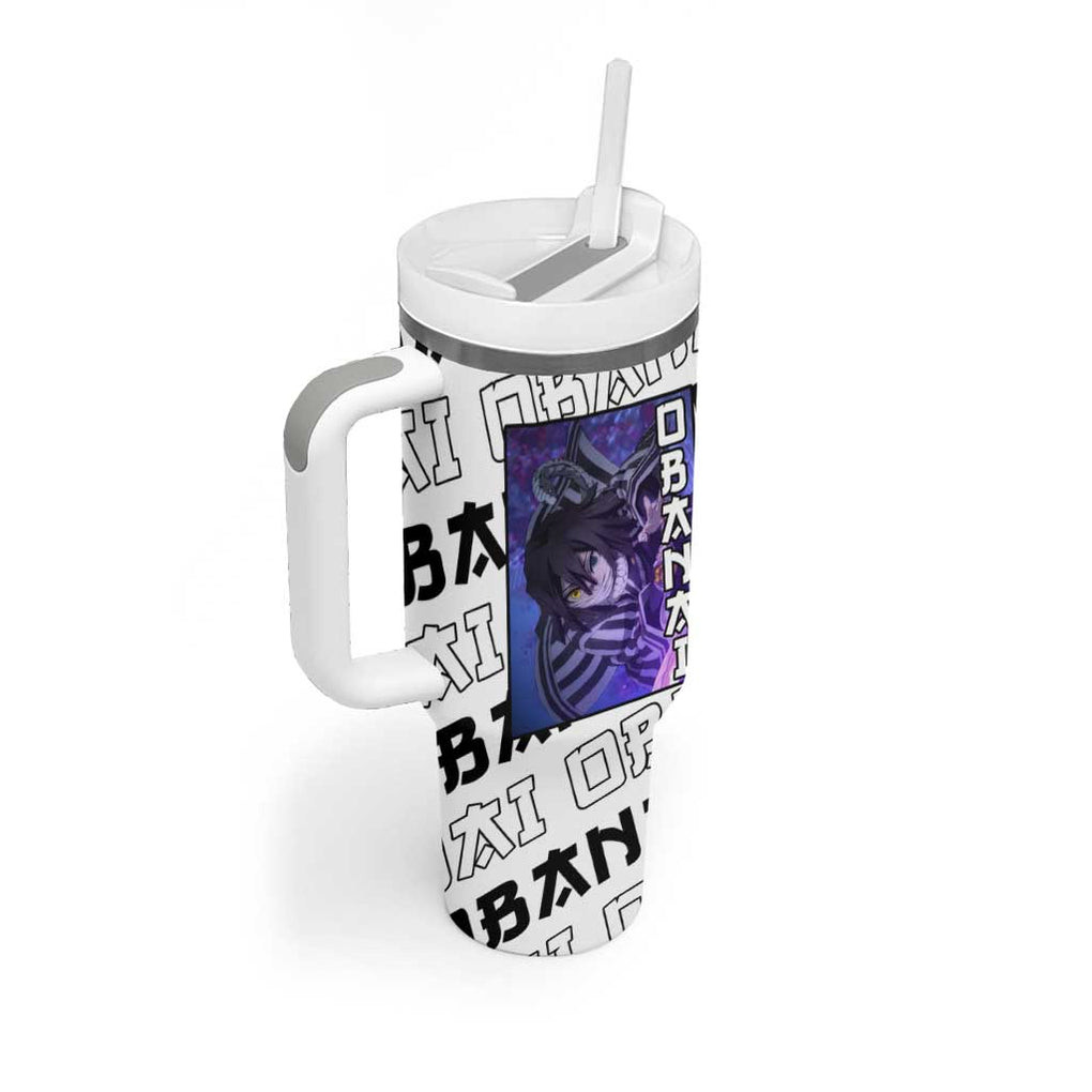 Iguro Obanai Demon Slayer Tumbler With Handle Anime Style