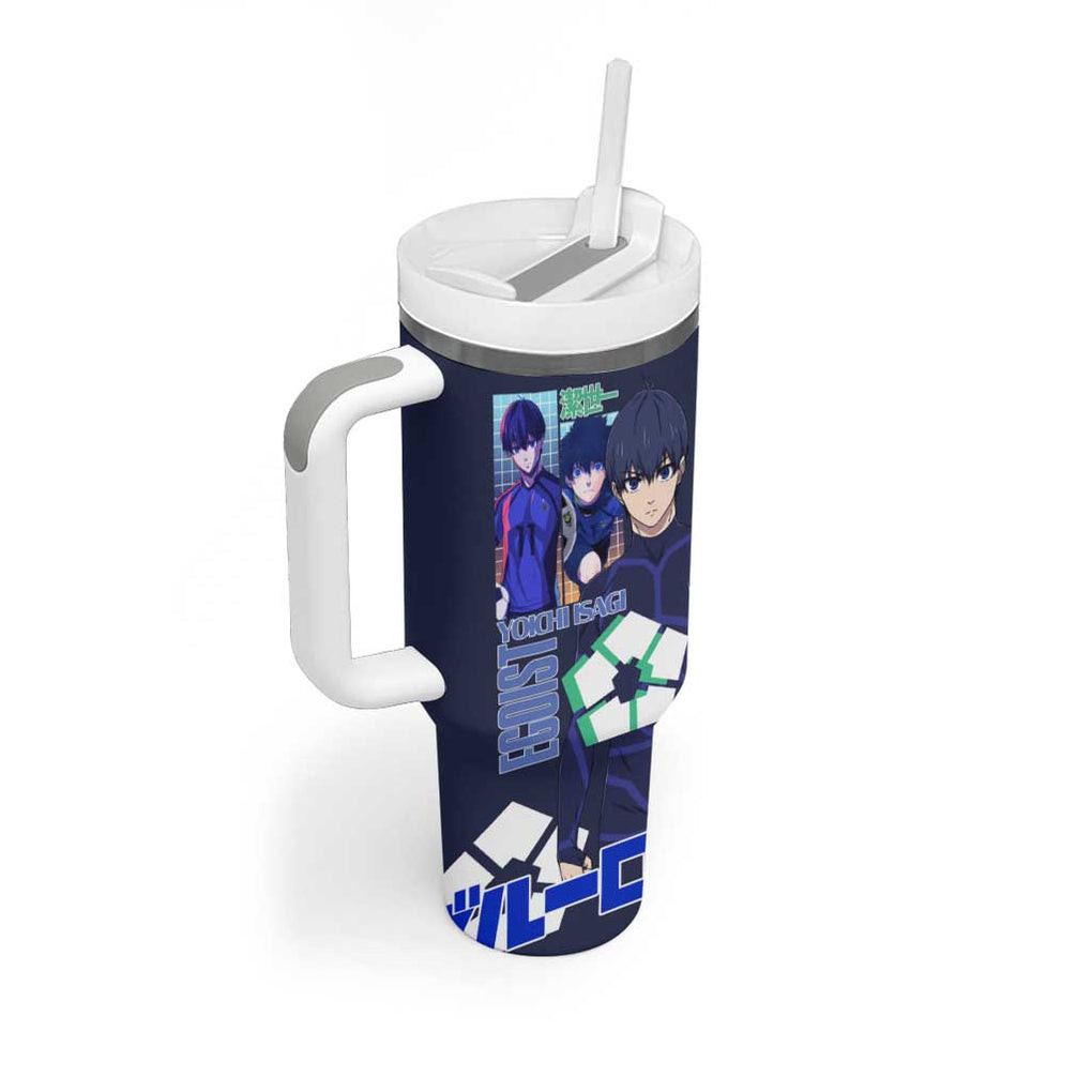 Isagi Yoichi Blue Lock Tumbler With Handle Japan Anime Style