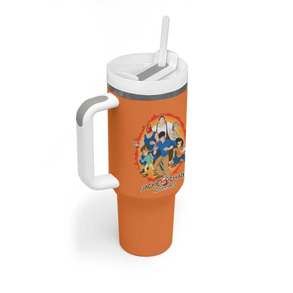 Jackie Chan Adventure Tumbler With Handle Japan Anime Style