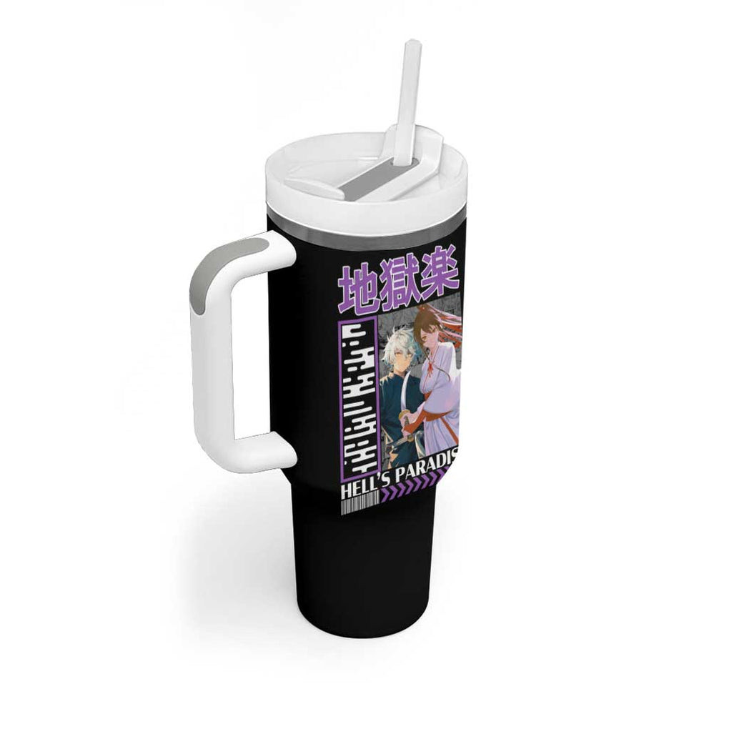 Jigokuraku Hells Paradise Tumbler With Handle Anime Style
