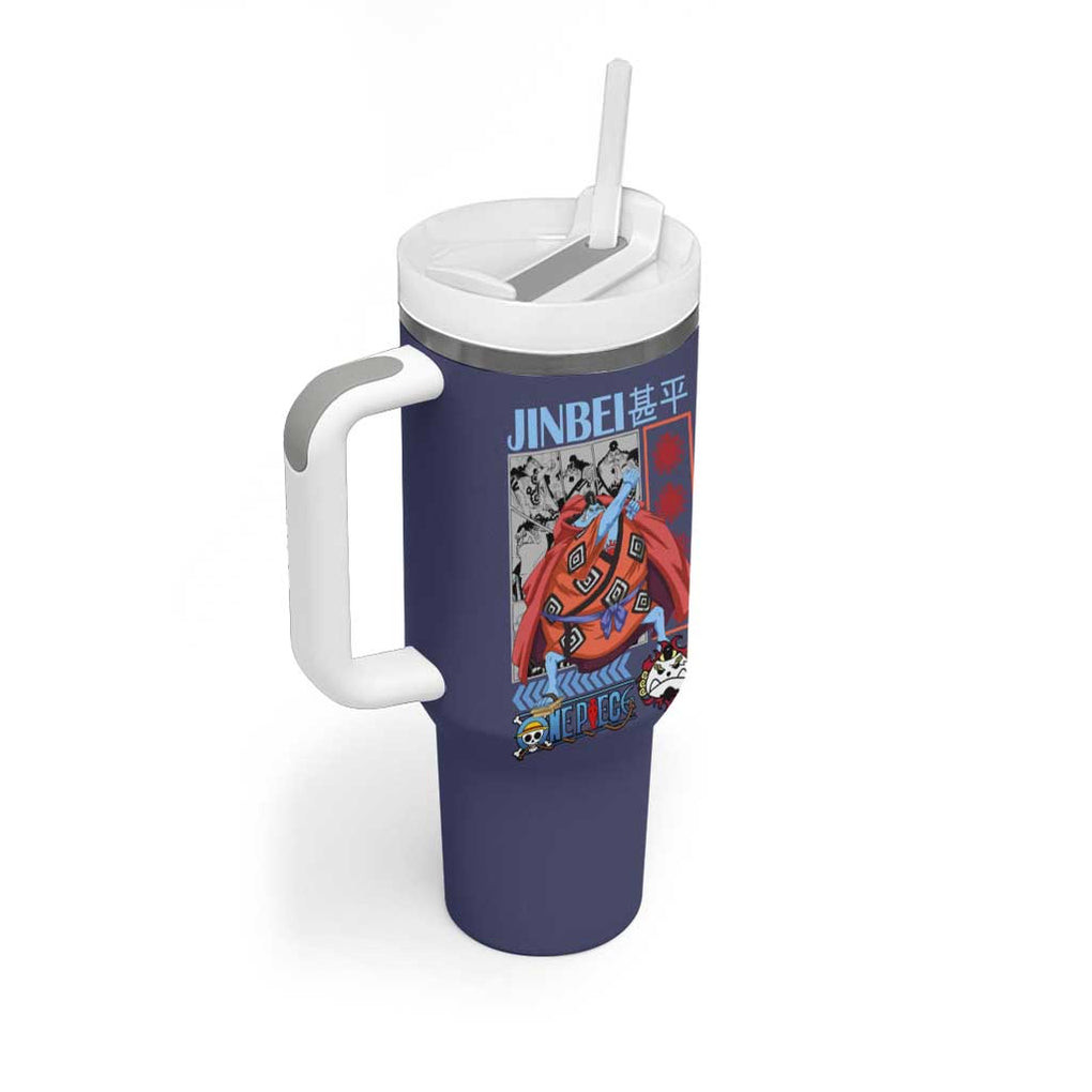 Jinbei One Piece Tumbler With Handle Anime Style