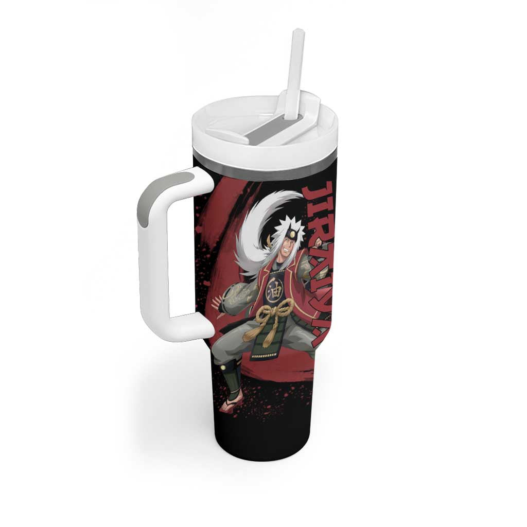 Jiraiya Uniform Naruto Tumbler With Handle Anime Style