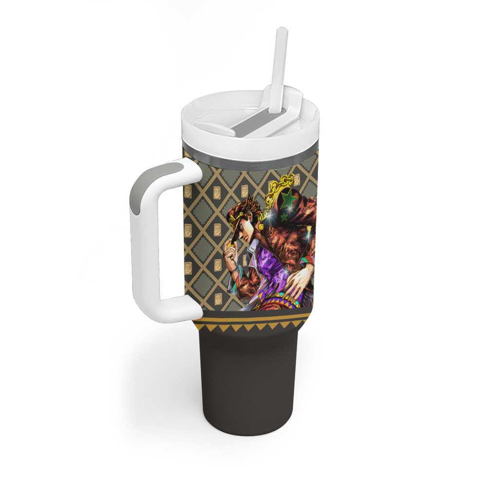 Jotaro Kujo Jojo No Kimyo Na Boken Tumbler With Handle Anime Style