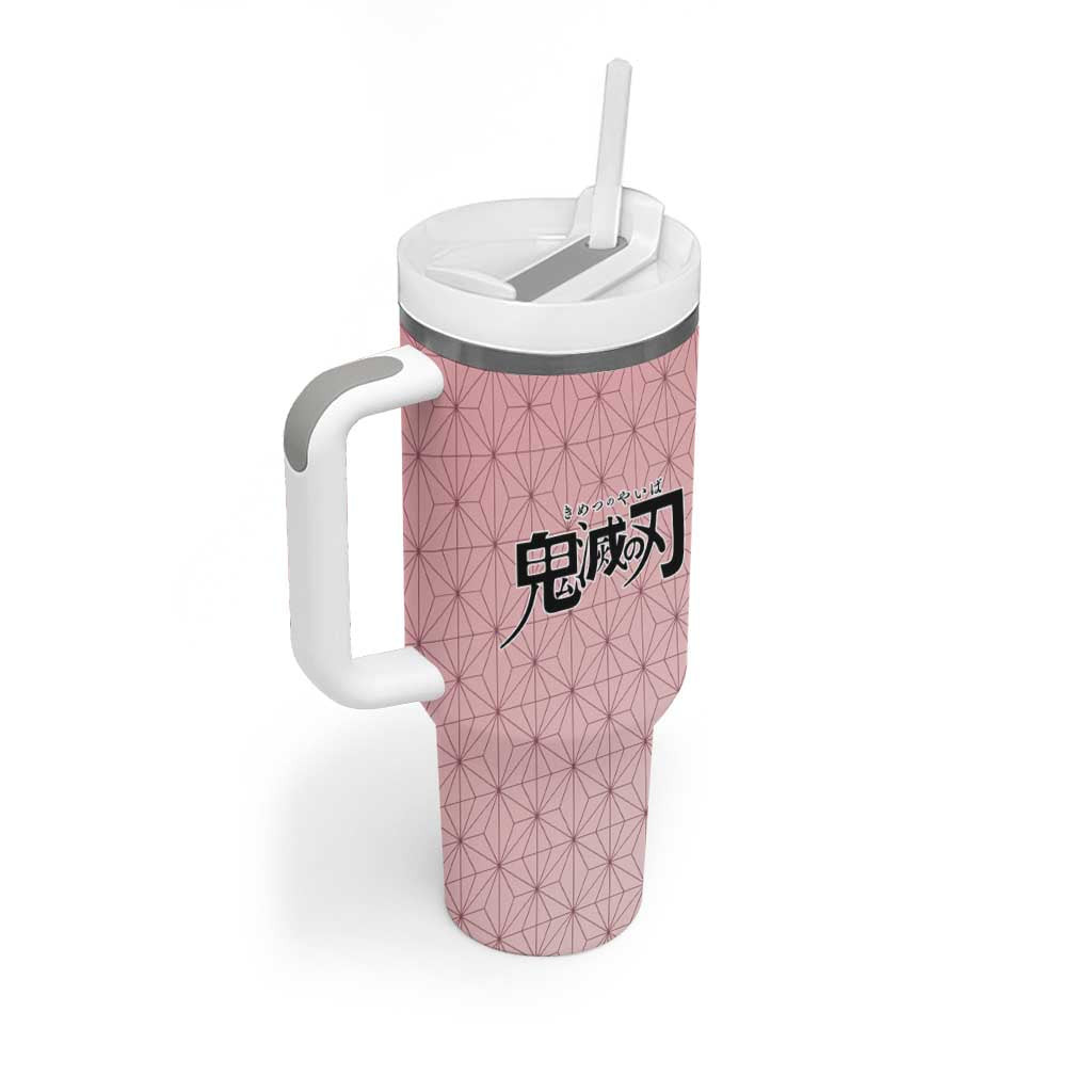 Kamado Nezuko Haori Demon Slayer Tumbler With Handle Anime Style