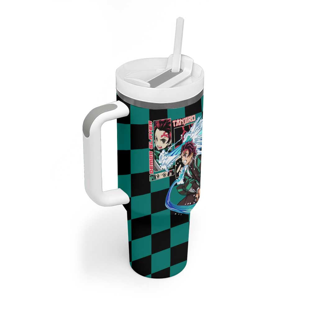 Kamado Tanjiro Haori Demon Slayer Tumbler With Handle Anime Style