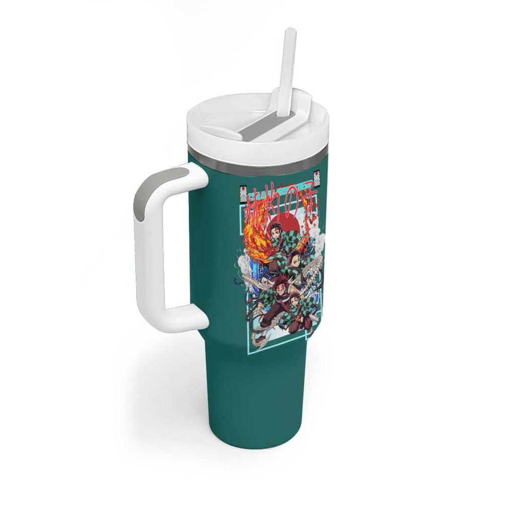 Kamado Tanjiro V2 Demon Slayer Tumbler With Handle Japan Anime Style