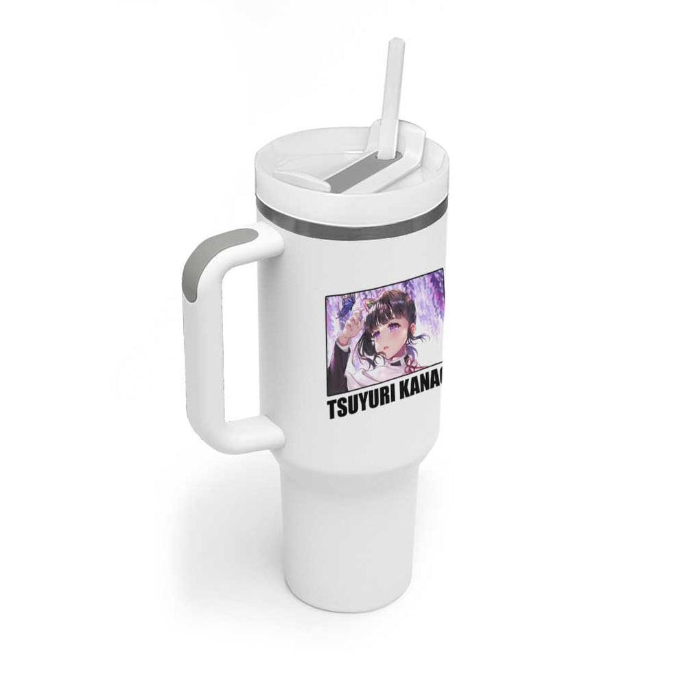 Kanao Demon Slayer Tumbler With Handle Anime Style