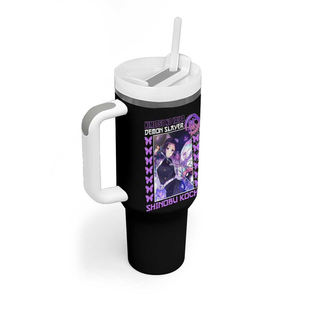 Kocho Shinobu Demon Slayer Tumbler With Handle Anime Style