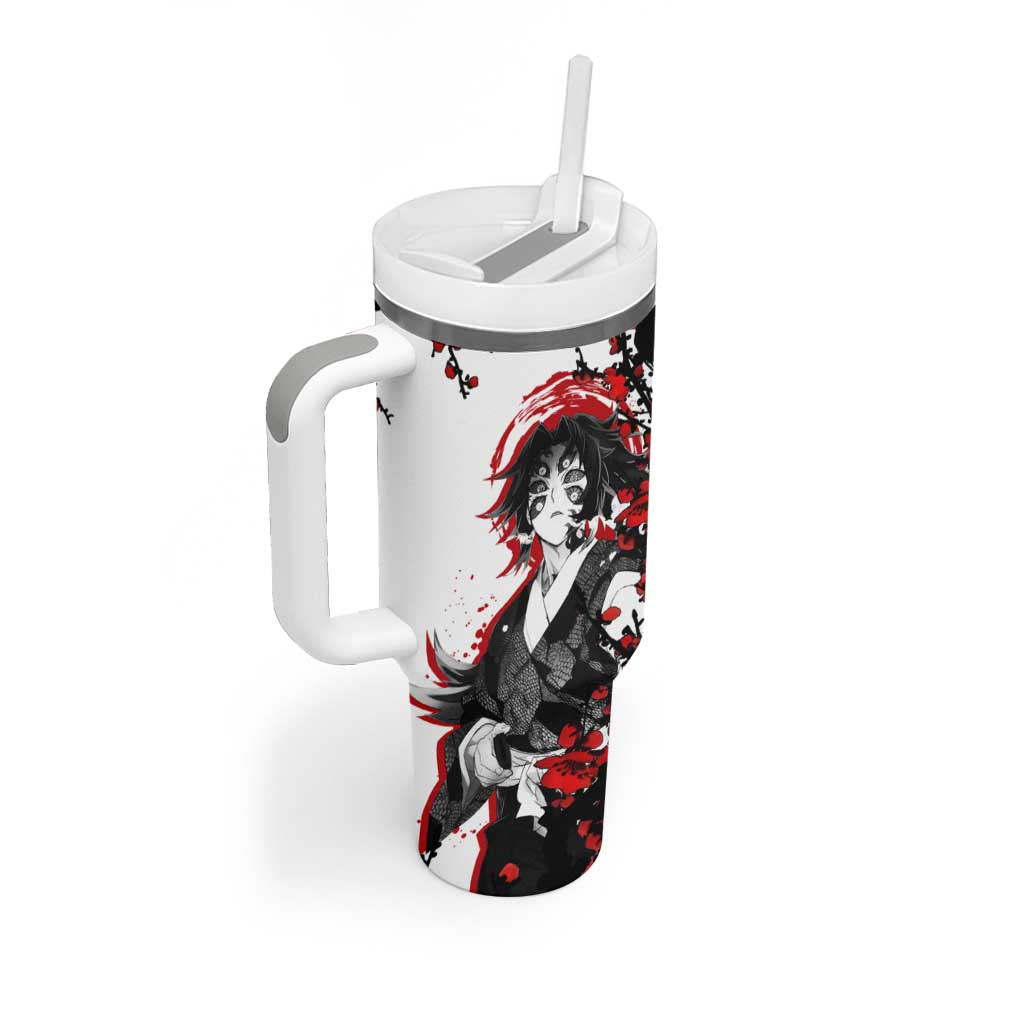 Kokushibo Demon Slayer Tumbler With Handle Anime Japan Style