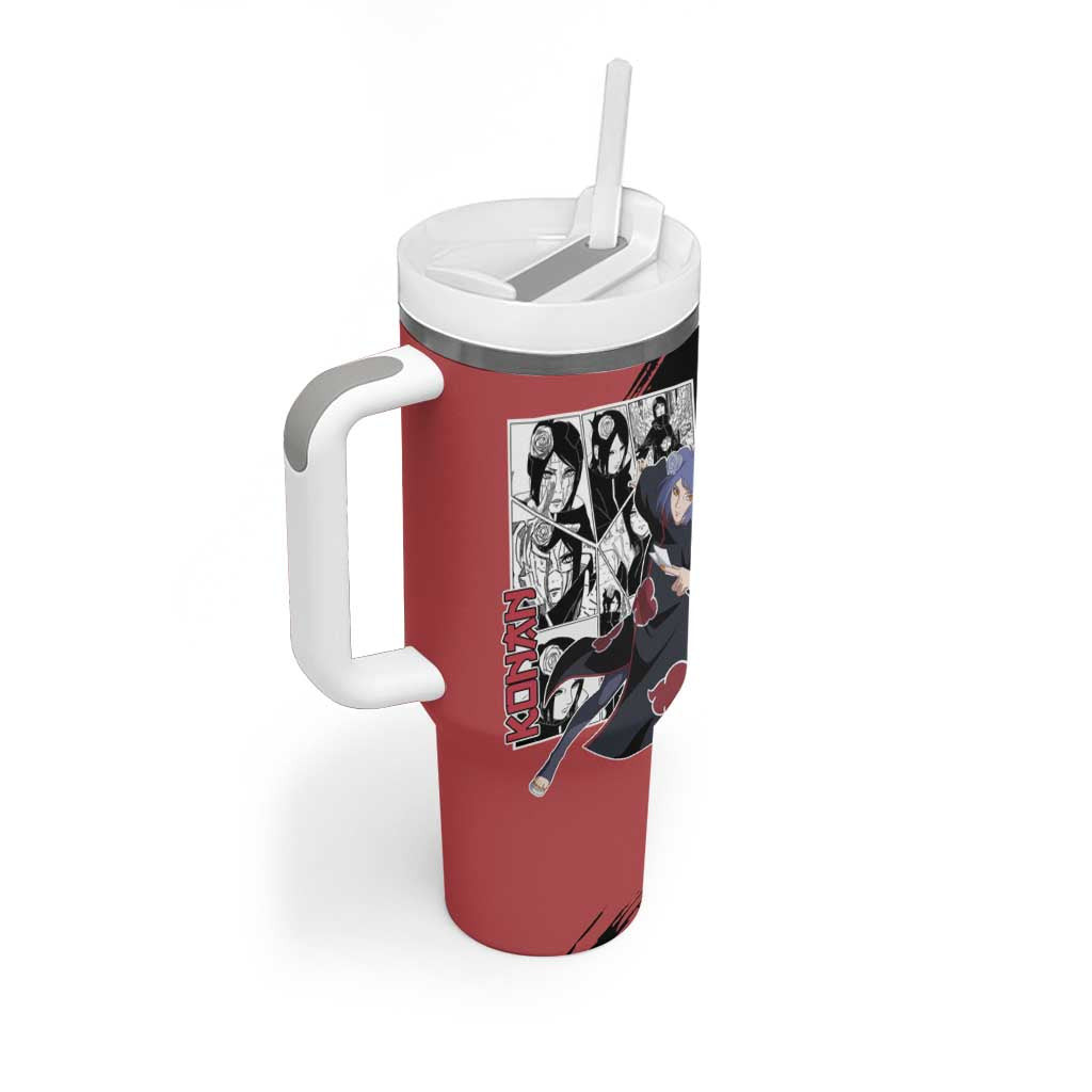 Konan Naruto Tumbler With Handle Anime Mix Manga Style