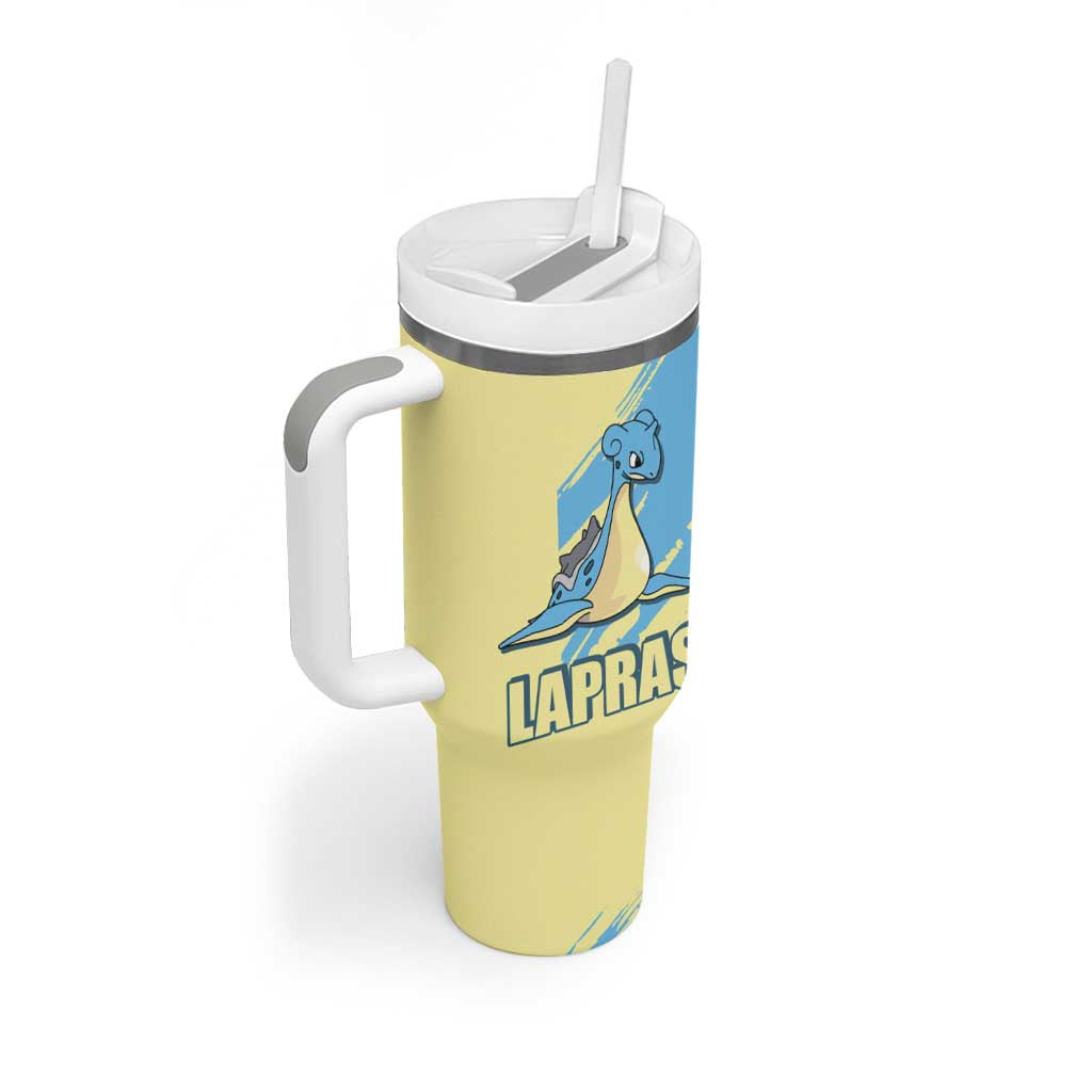 Lapras Pokemon Tumbler With Handle Anime Style