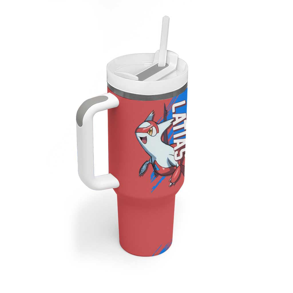 Latias And Latios Pokemon Tumbler With Handle Anime Style