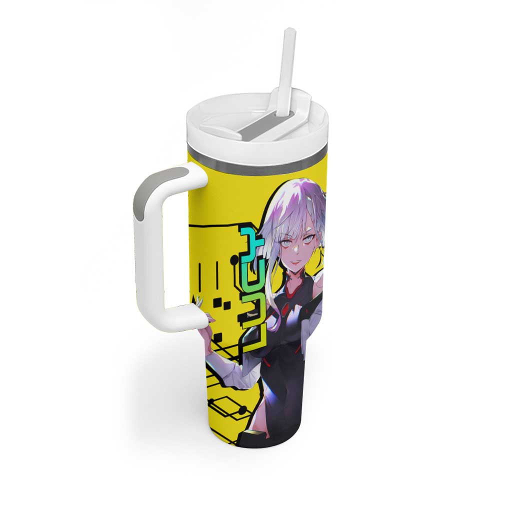 Lucy Cyberpunk Edgerunners Tumbler With Handle Anime Style