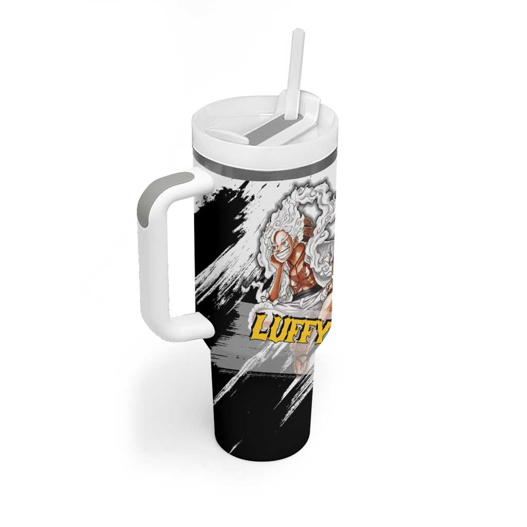 Luffy Gear 5 One Piece Tumbler With Handle Anime Style