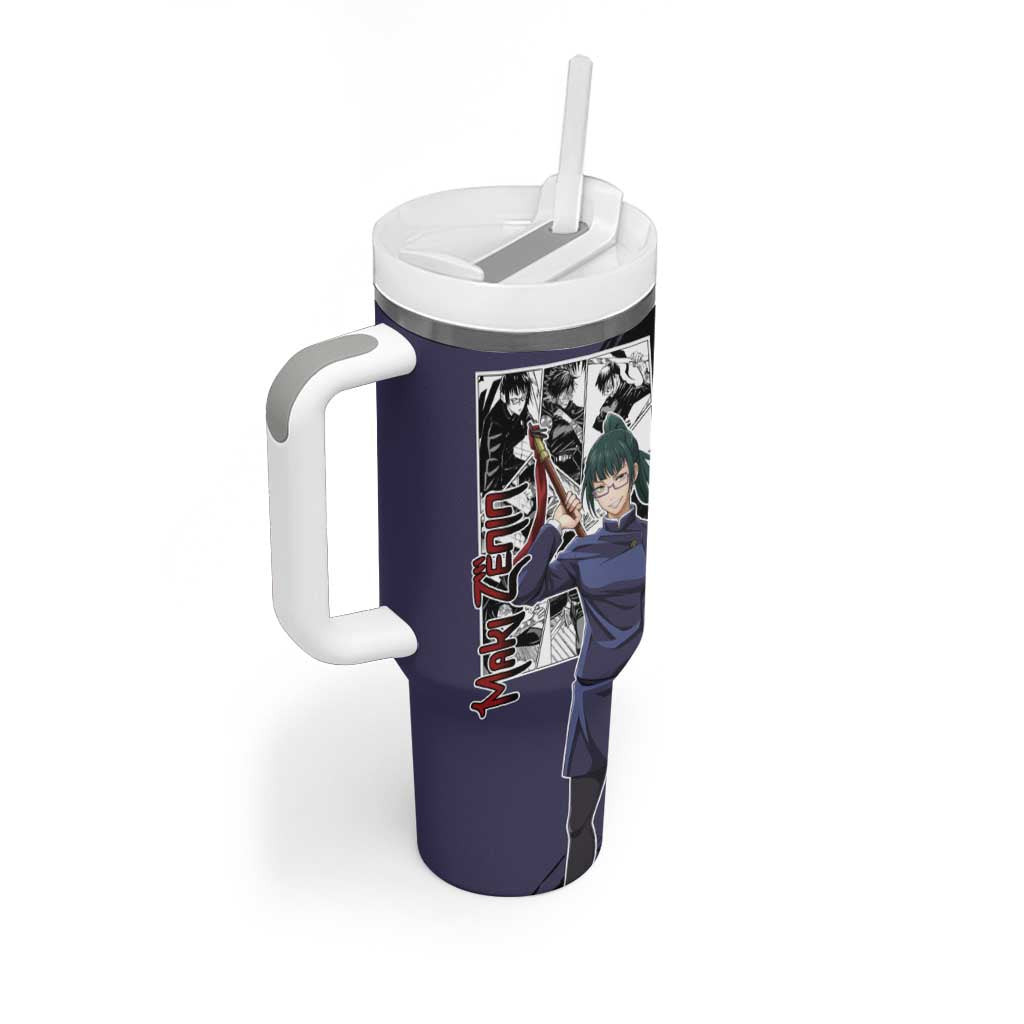 Maki Zenin Jujusu Kaisen Tumbler With Handle Anime Mix Manga Style