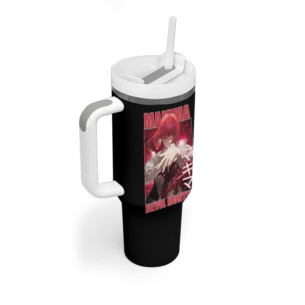 Makima Chainsaw Man Tumbler With Handle Anime Style