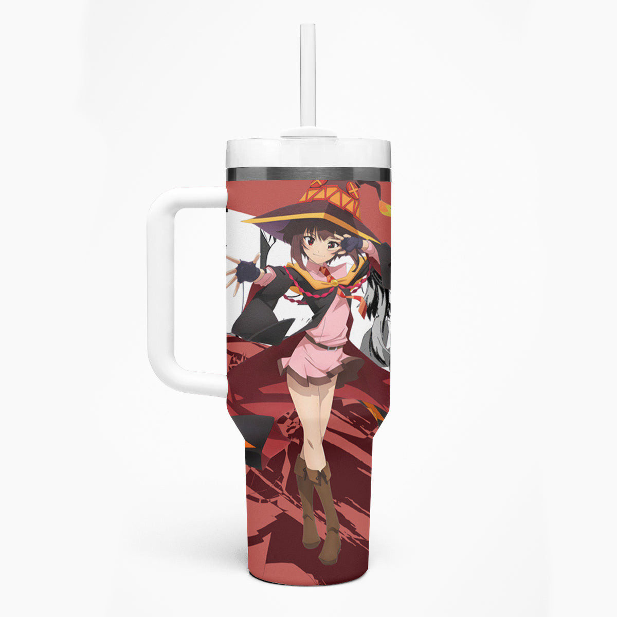 Megumin Konosuba Tumbler With Handle Anime Style