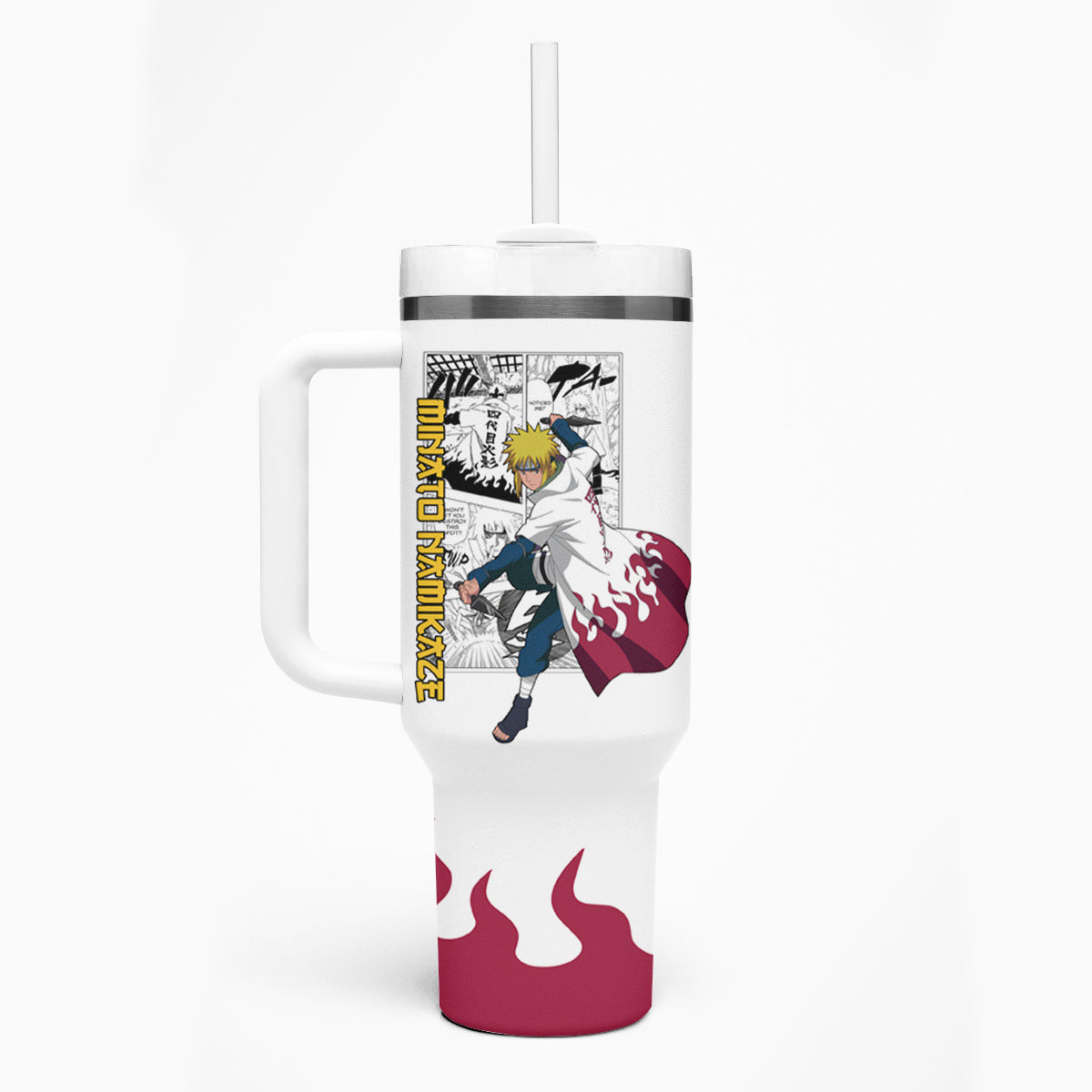 Minato Namikaze Naruto Tumbler With Handle Anime Mix Manga Style