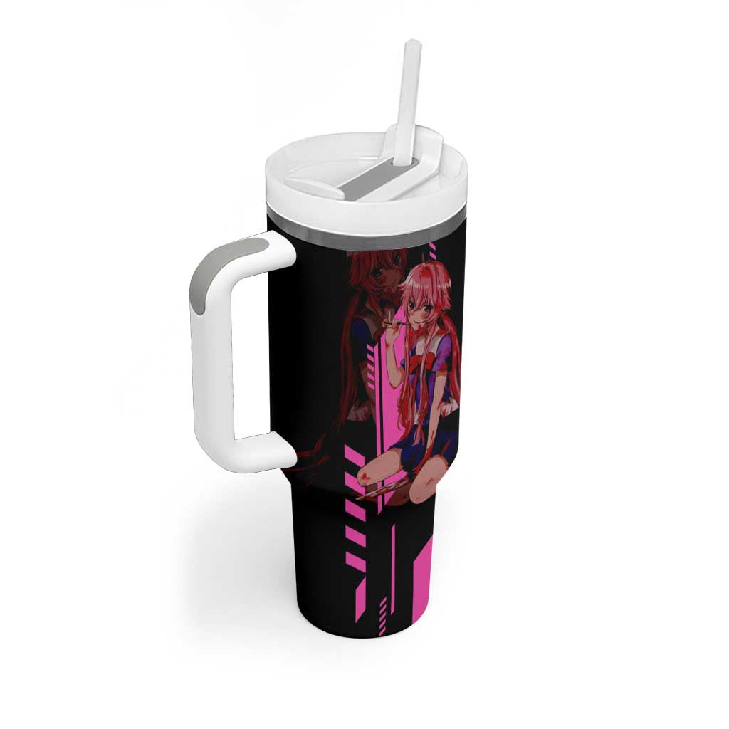 Mirai Nikki Future Diary Tumbler With Handle Anime Style