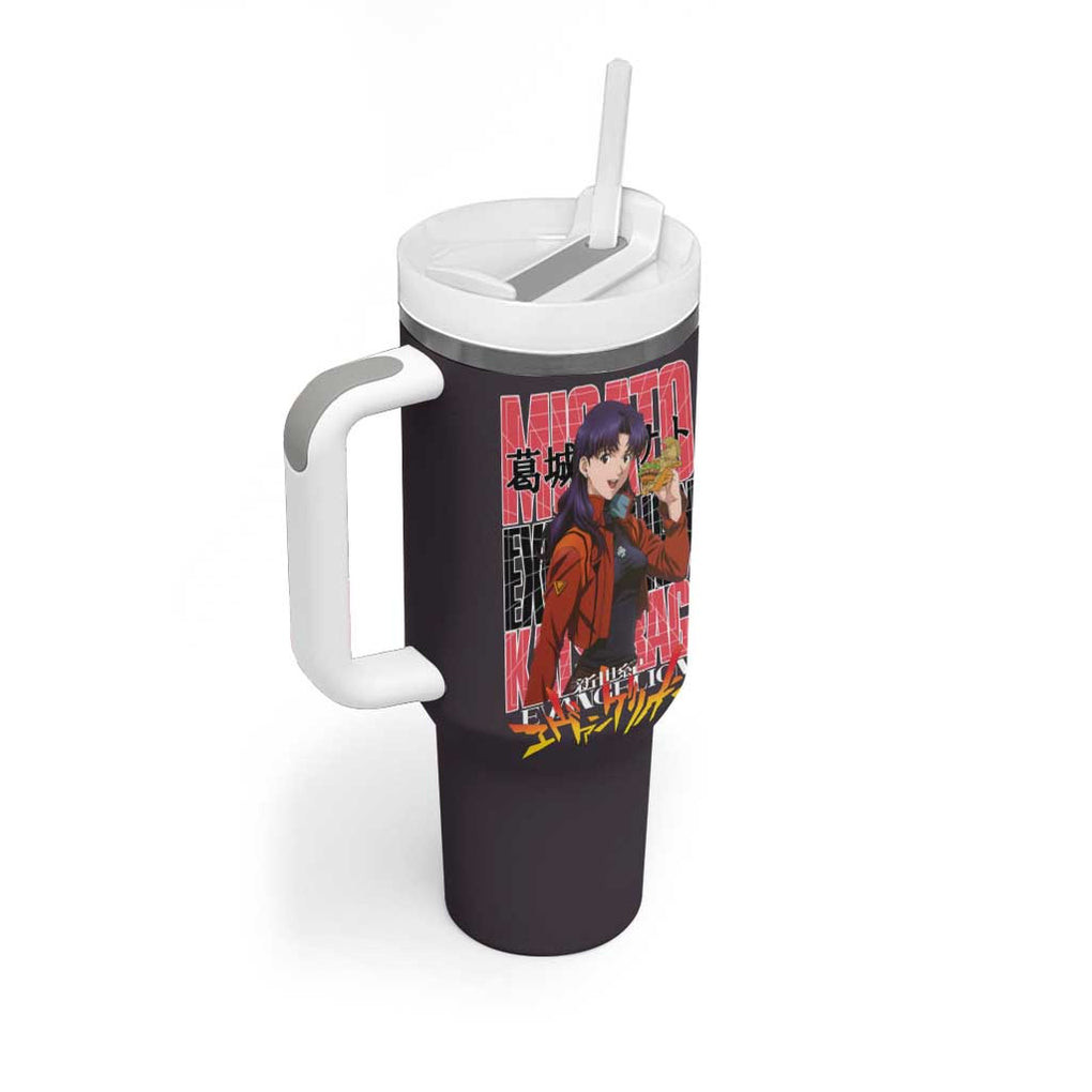 Misato Katsuragi Neon Genesis Evangelion Tumbler With Handle Anime Style