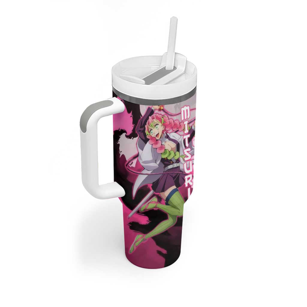 Mitsuri Kanroji Demon Slayer Tumbler With Handle Anime Style