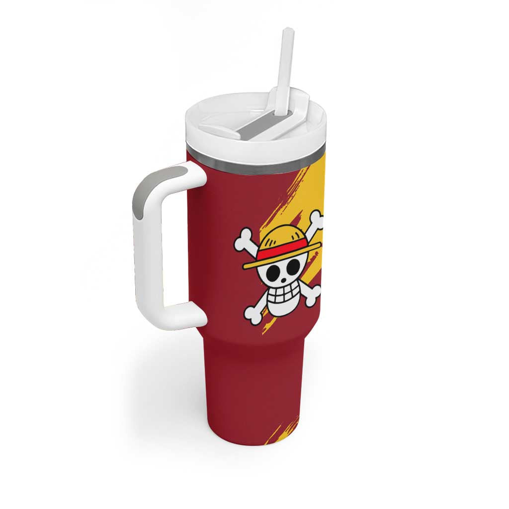 Monkey D Luffy One Piece Tumbler With Handle Anime Uniform Style