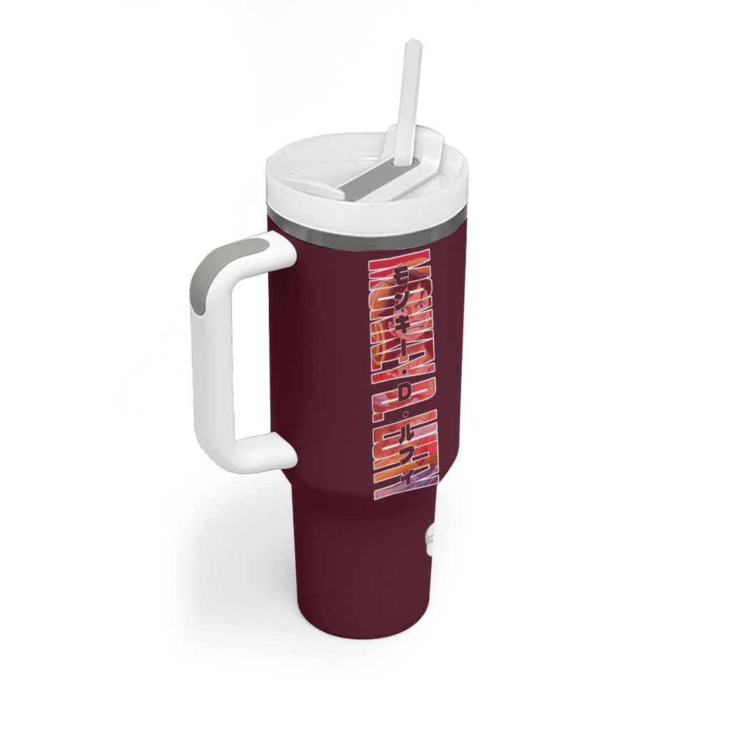 Monkey D Luffy V3 One Piece Tumbler With Handle Anime Style