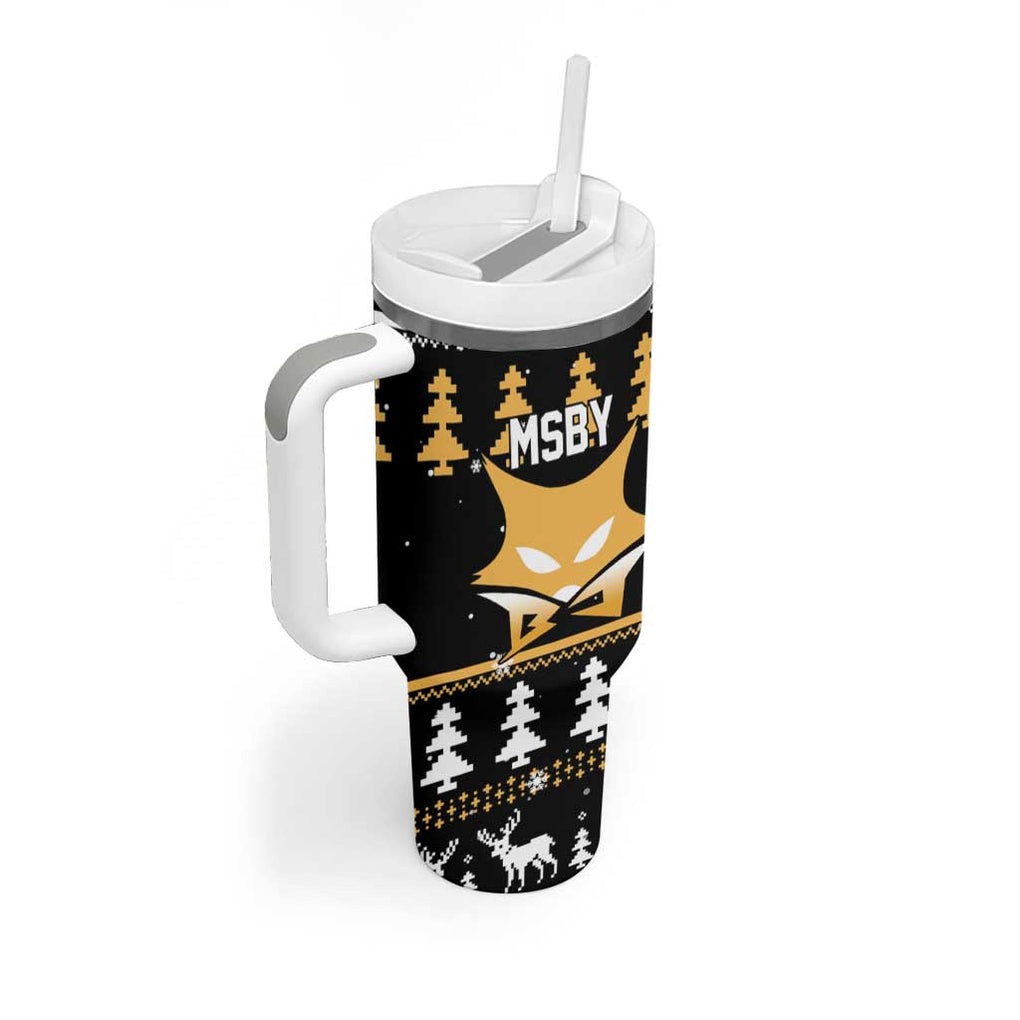 Msby Msby Black Jackal Tumbler With Handle Anime Mix Christmas Style
