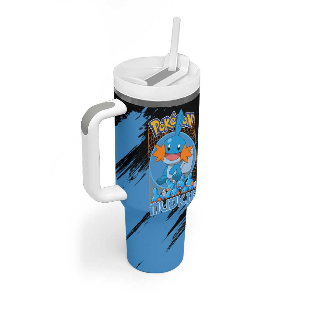 Mudkip Pokemon Tumbler With Handle Anime Style