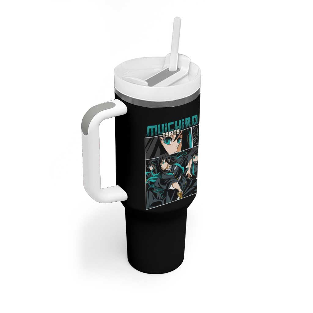 Muichiro Tokito V2 Demon Slayer Tumbler With Handle Anime Style
