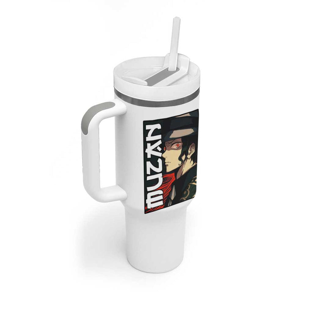 Muzan Kibutsuji Demon Slayer Tumbler With Handle Anime Style