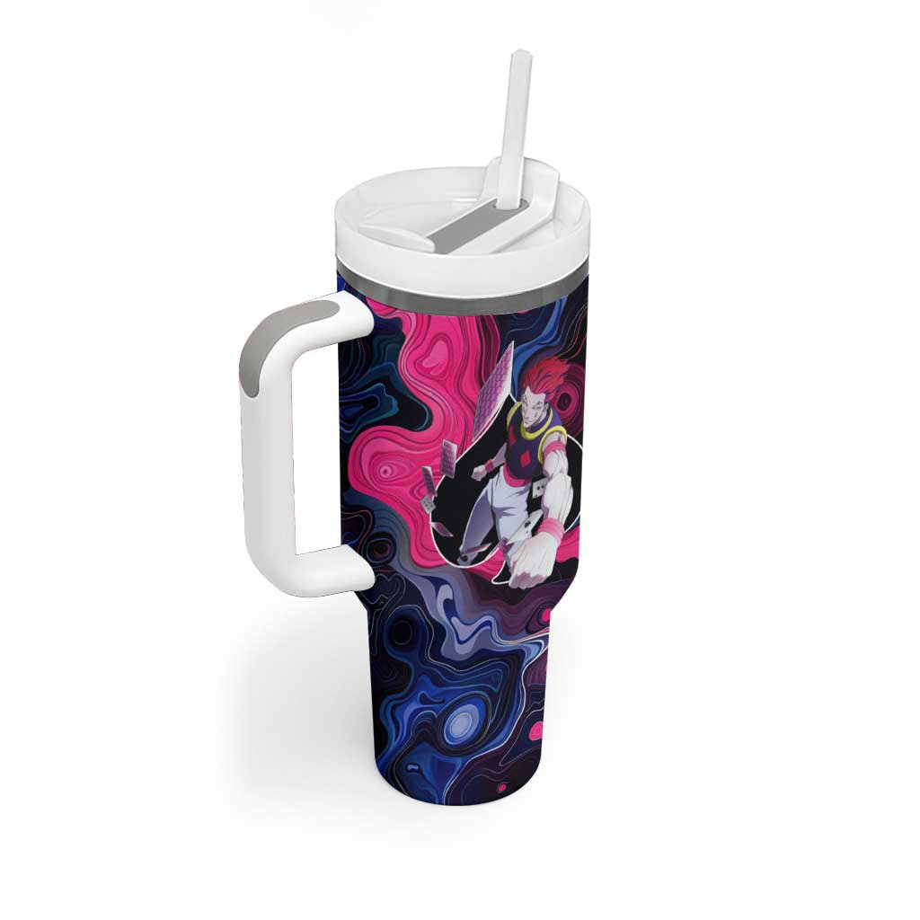Mystic Faces Hisoka Hunter X Hunter Tumbler With Handle Anime Mix Hippie Style