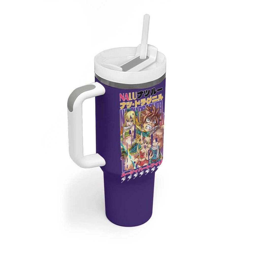 Nalu Fairy Tail Tumbler With Handle Anime Style