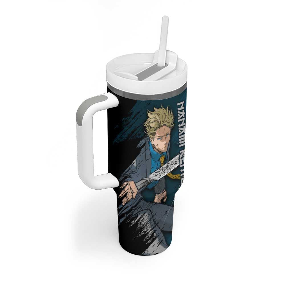 Nanami Kento Jujutsu Kaisen Tumbler With Handle Anime Mix Manga Style