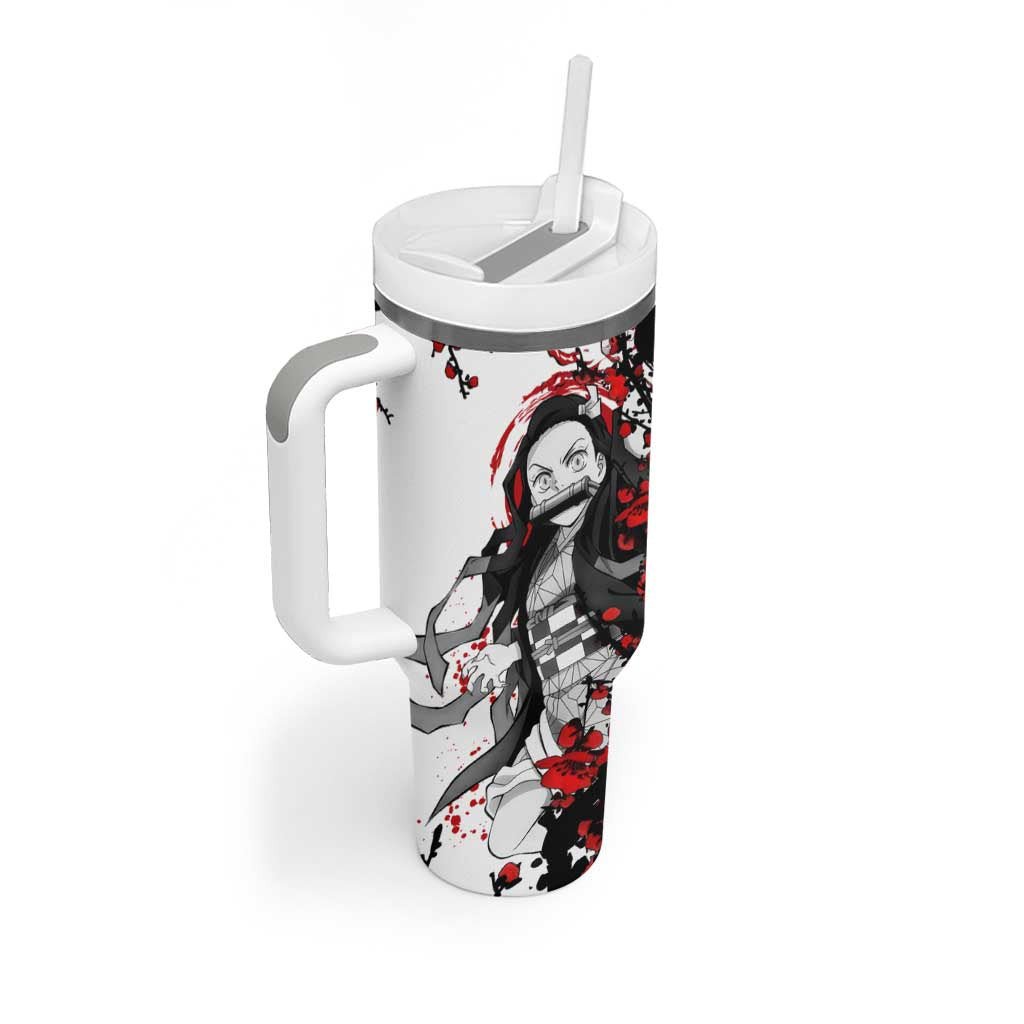 Nezuko Kamado Demon Slayer Tumbler With Handle Anime Japan Style