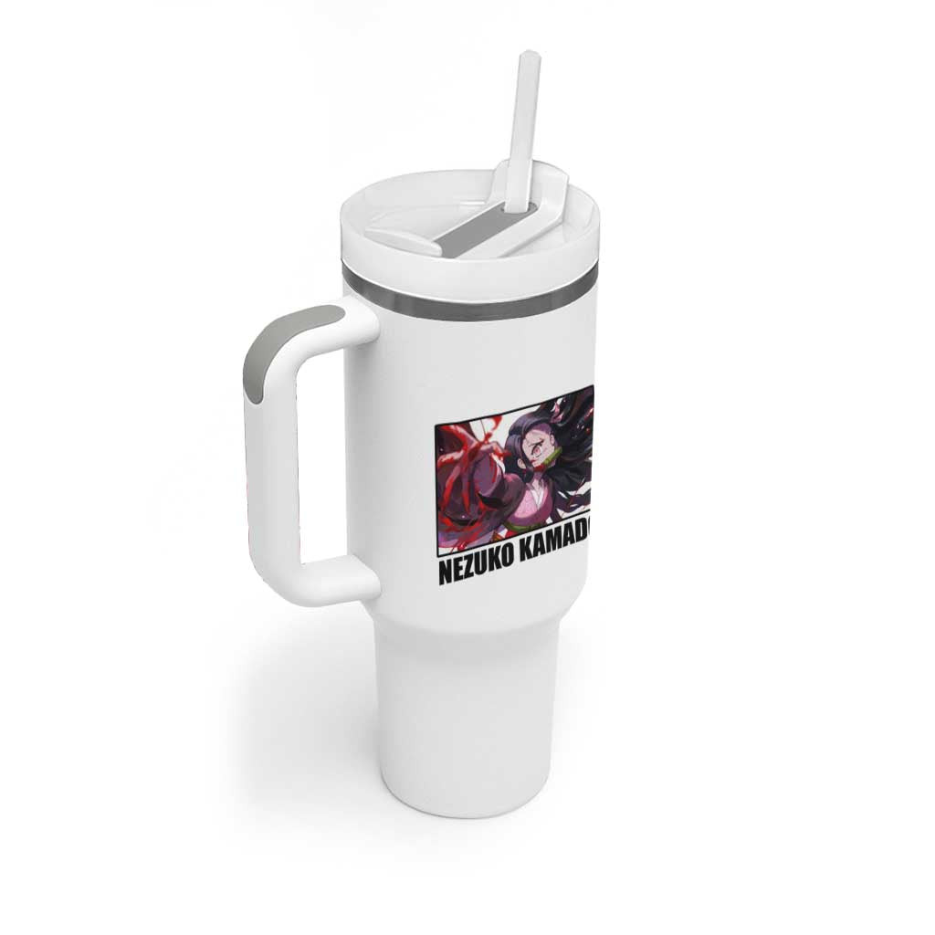 Nezuko Kamado Demon Slayer Tumbler With Handle Anime Style