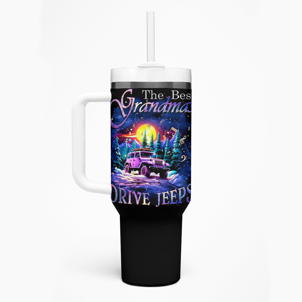 Night Jeep Tumbler With Handle The Best Grandmas Drive Jeeps